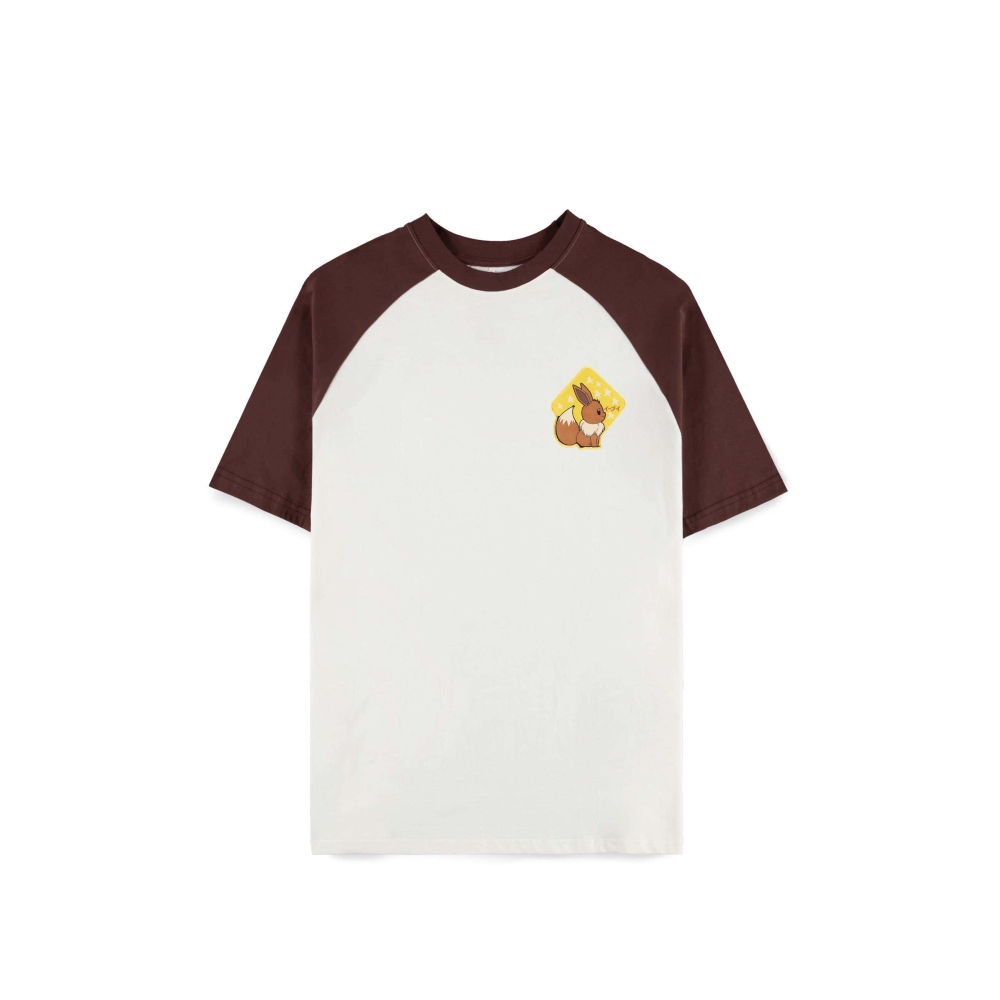 Pokémon - Eevee Raglan TShirt - Gebrochenes Weiß